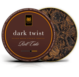 Dark Twist Roll Cake