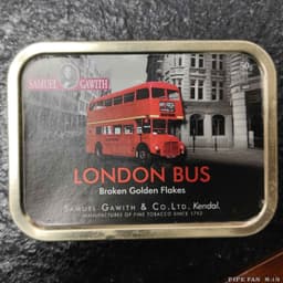 London Bus Broken Golden Flake